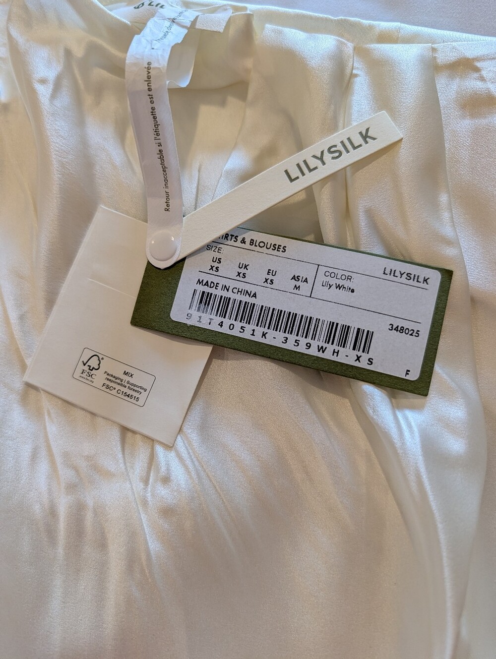 Lilysilk X Lydia Tomlinson Grace Top - Picture 2 of 3